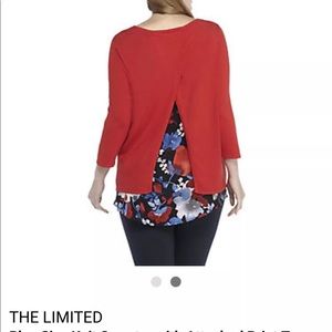 NWT THE LIMITED SWEATER /BLOUSE PLUS SIZE OX